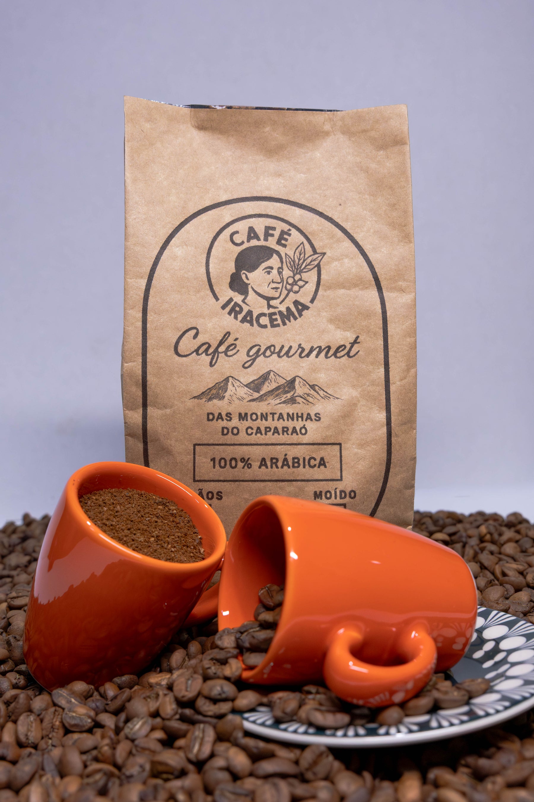 Pacote de café em: (grãos ou moído) - 250 G